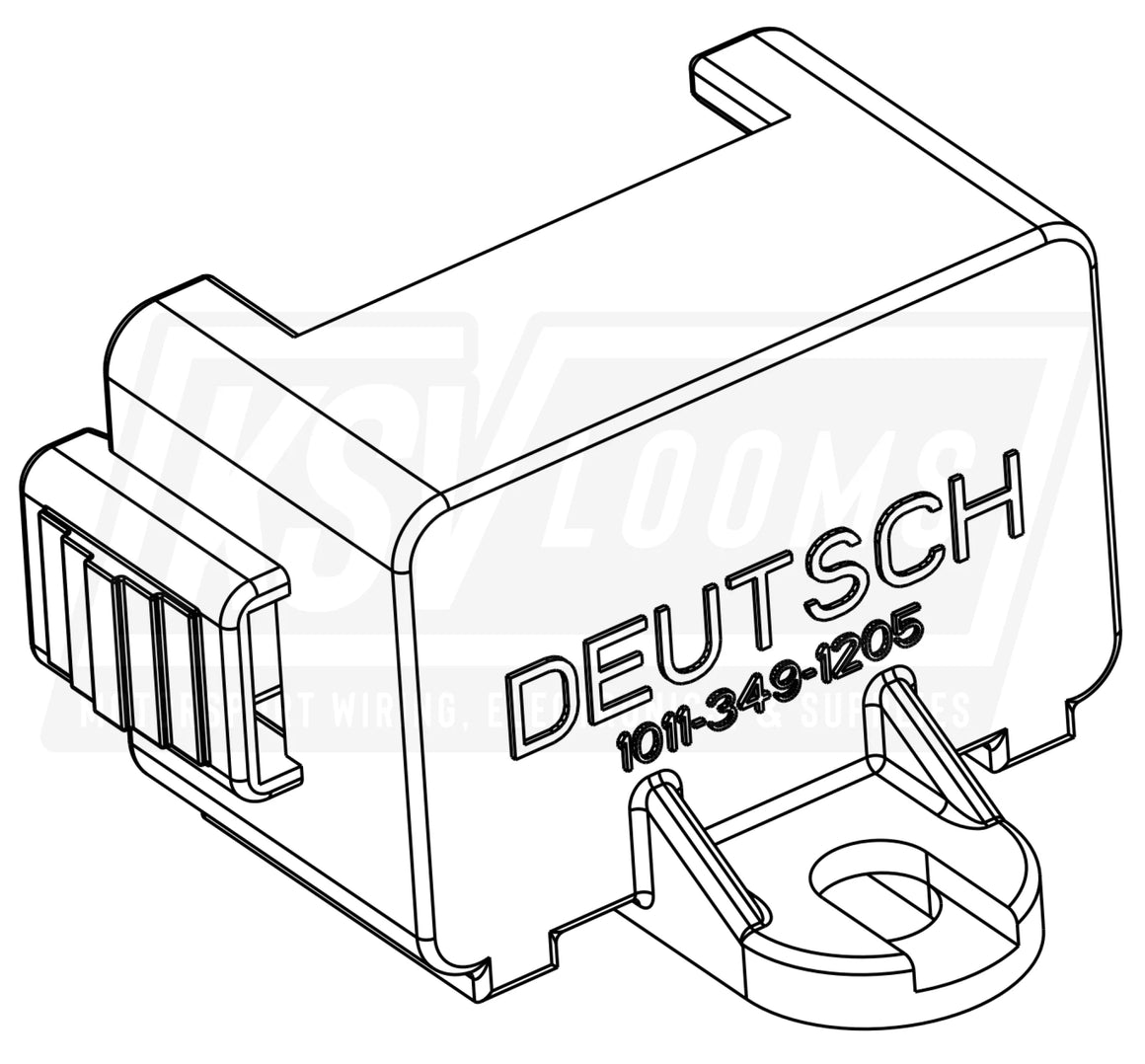 12-Way Dust Cap For Deutsch Dt Plug Dt06-12S Housings