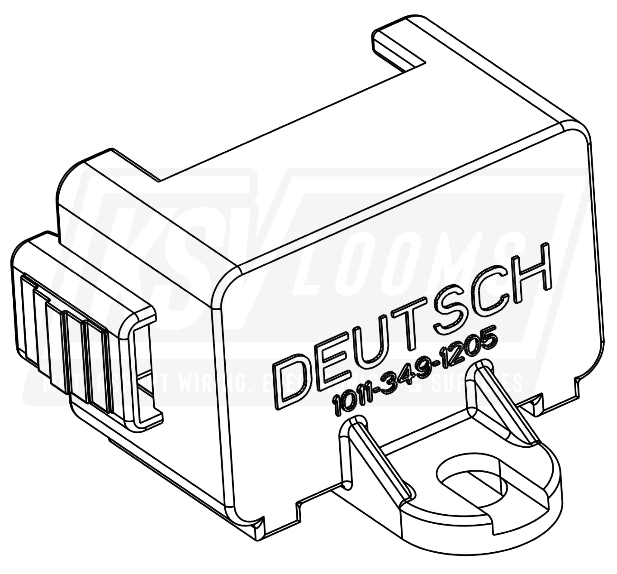 12-Way Dust Cap For Deutsch Dt Plug Dt06-12S Housings