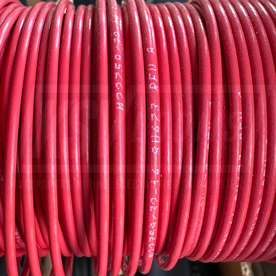 14 Awg Red Tefzel Wire M22759/32-14-2 (Cut Length)