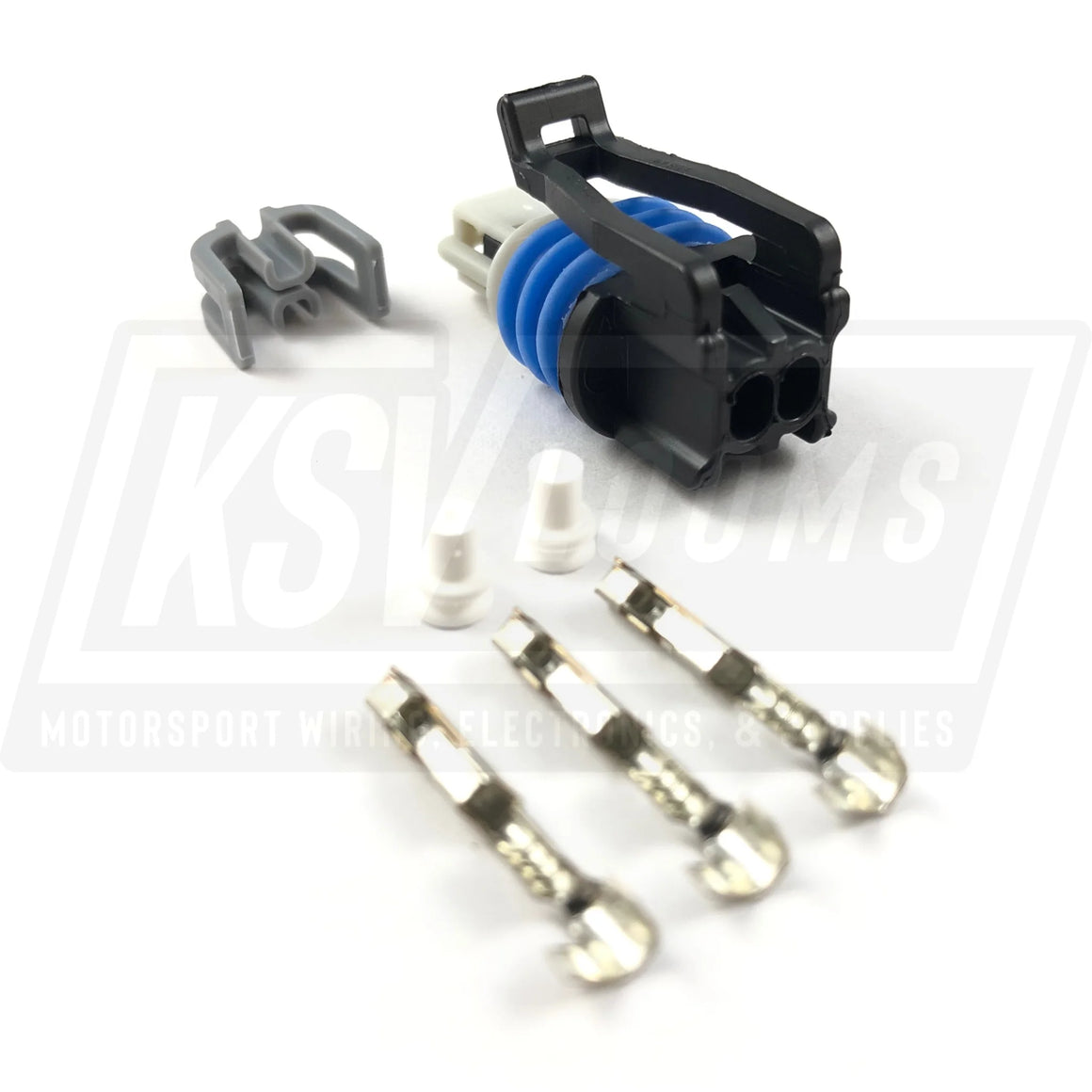 2-Way Connector Kit Fits Aptiv (Delphi) Sensor 25036751 Air Temp (22-20 Awg)