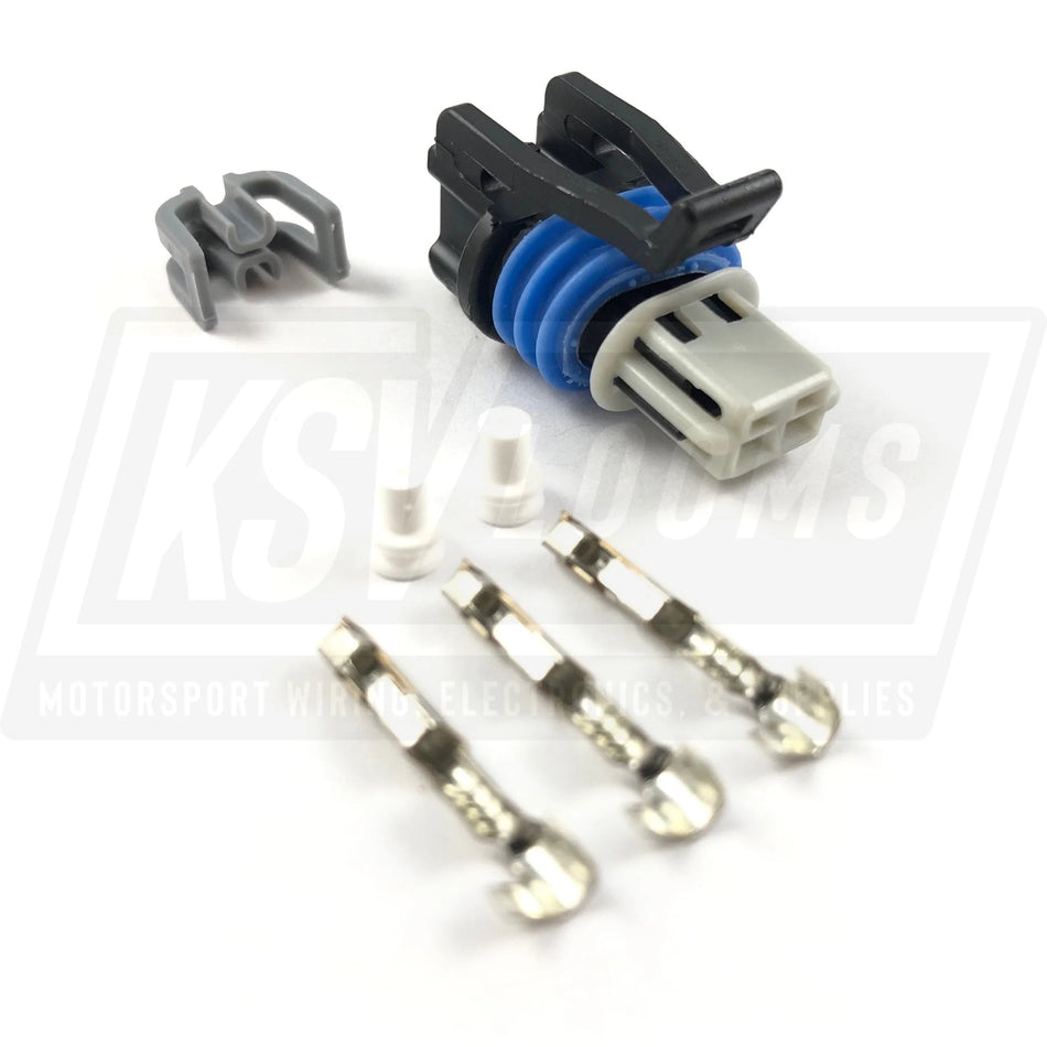 2-Way Connector Kit Fits Fueltech Air Temperature Sensor 5005100015 (22-20 Awg)