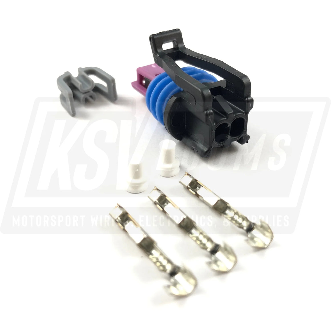 2-Way Connector Kit Fits Fueltech Water Temperature Sensor 5005100016 (22-20 Awg)