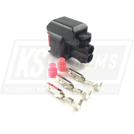 2-Way Connector Kit For Bosch Ev6 Ev14 Uscar Fuel Injector Id1300 Id1700