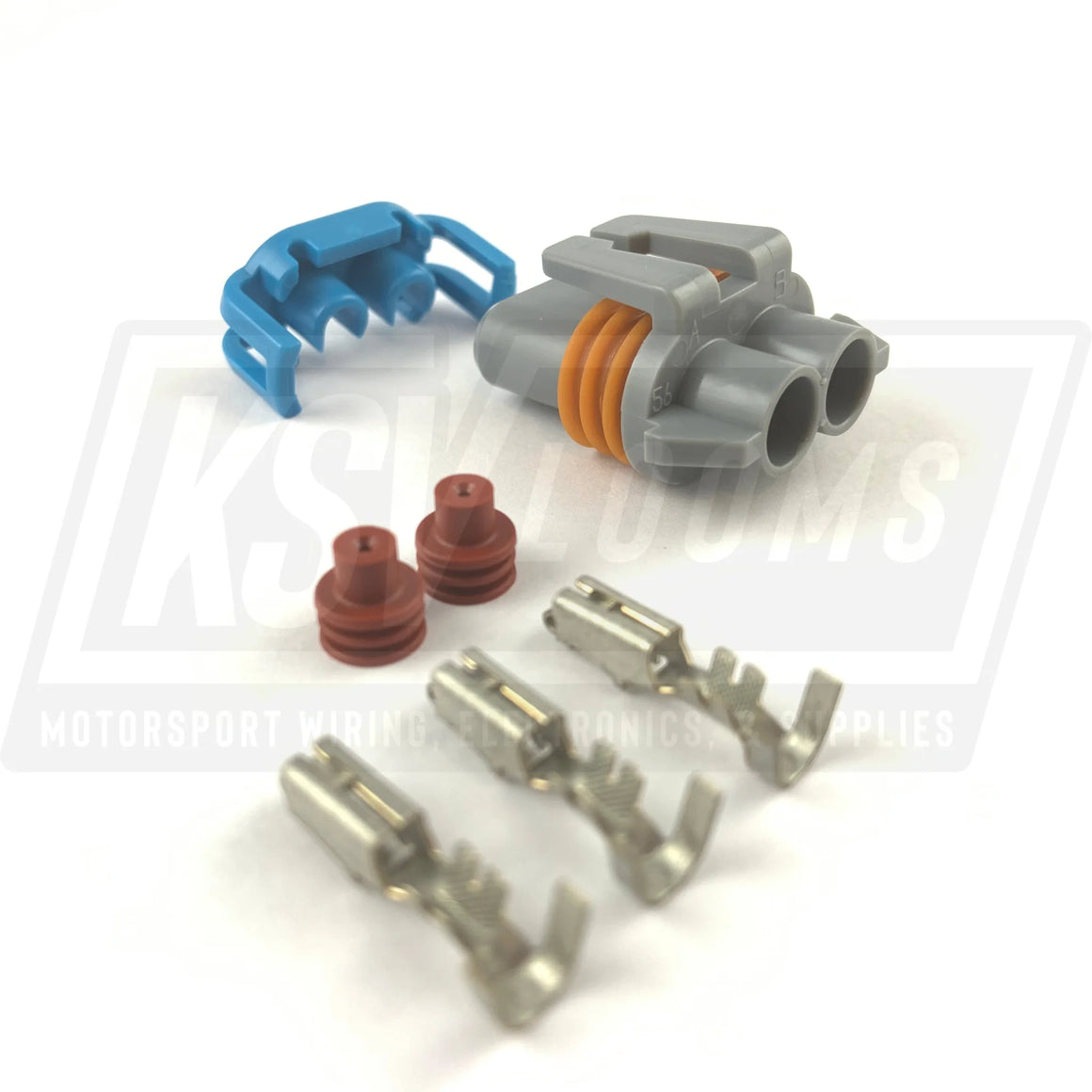 2-Way Connector Kit For H7 9006 Hb4 Headlight Bulb (20-16 Awg)