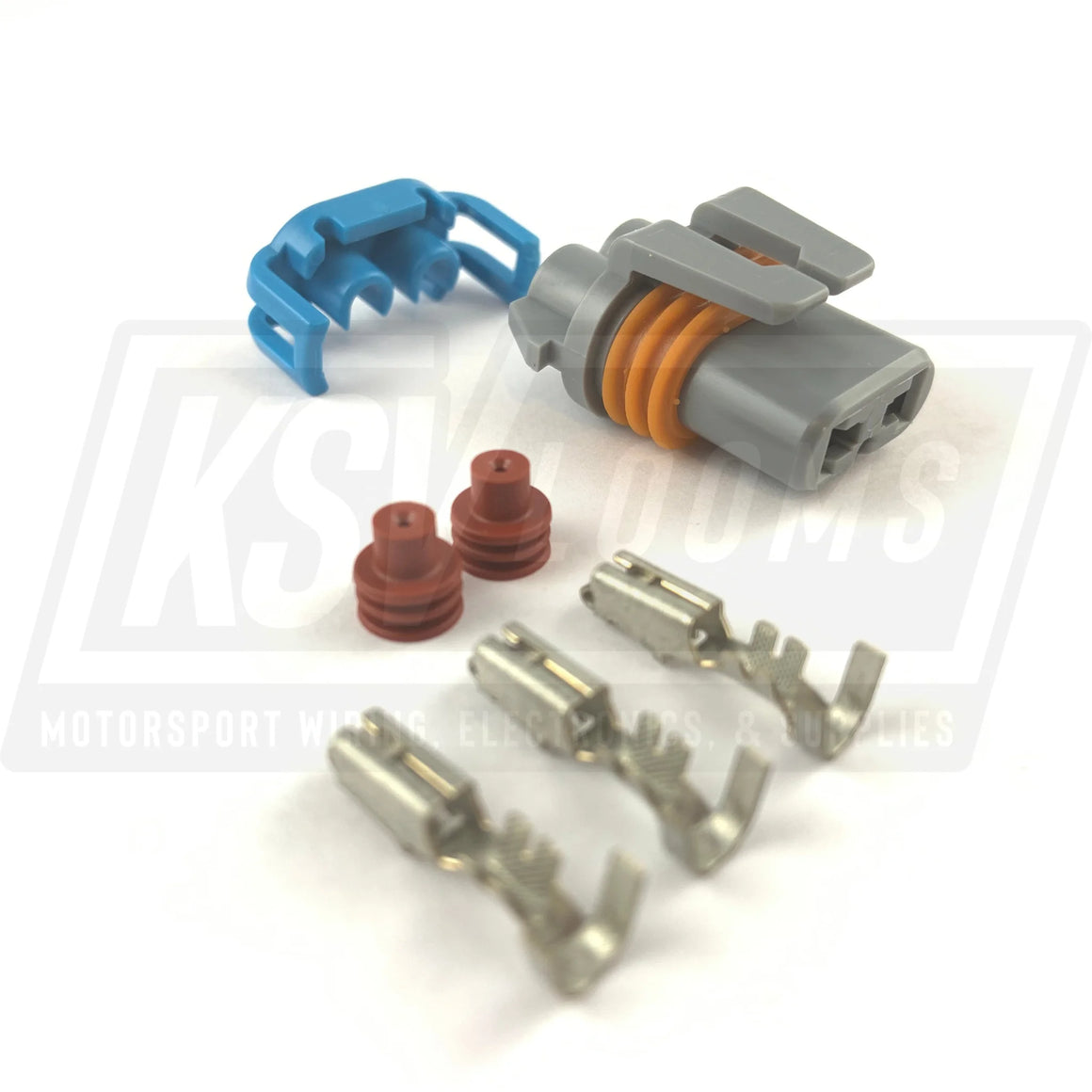 2-Way Connector Kit For H7 9006 Hb4 Headlight Bulb (20-16 Awg)