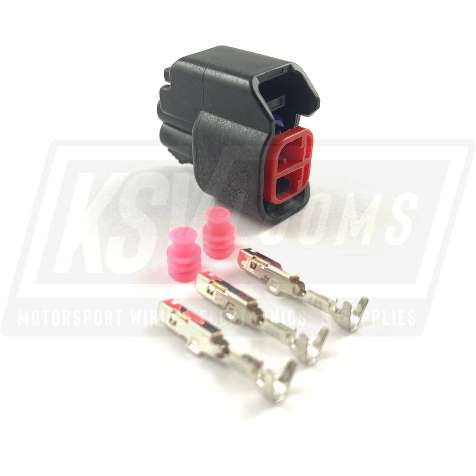 2-Way Connector Kit For Injector Dynamics Id1050-Xds Fuel (22-20 Awg)