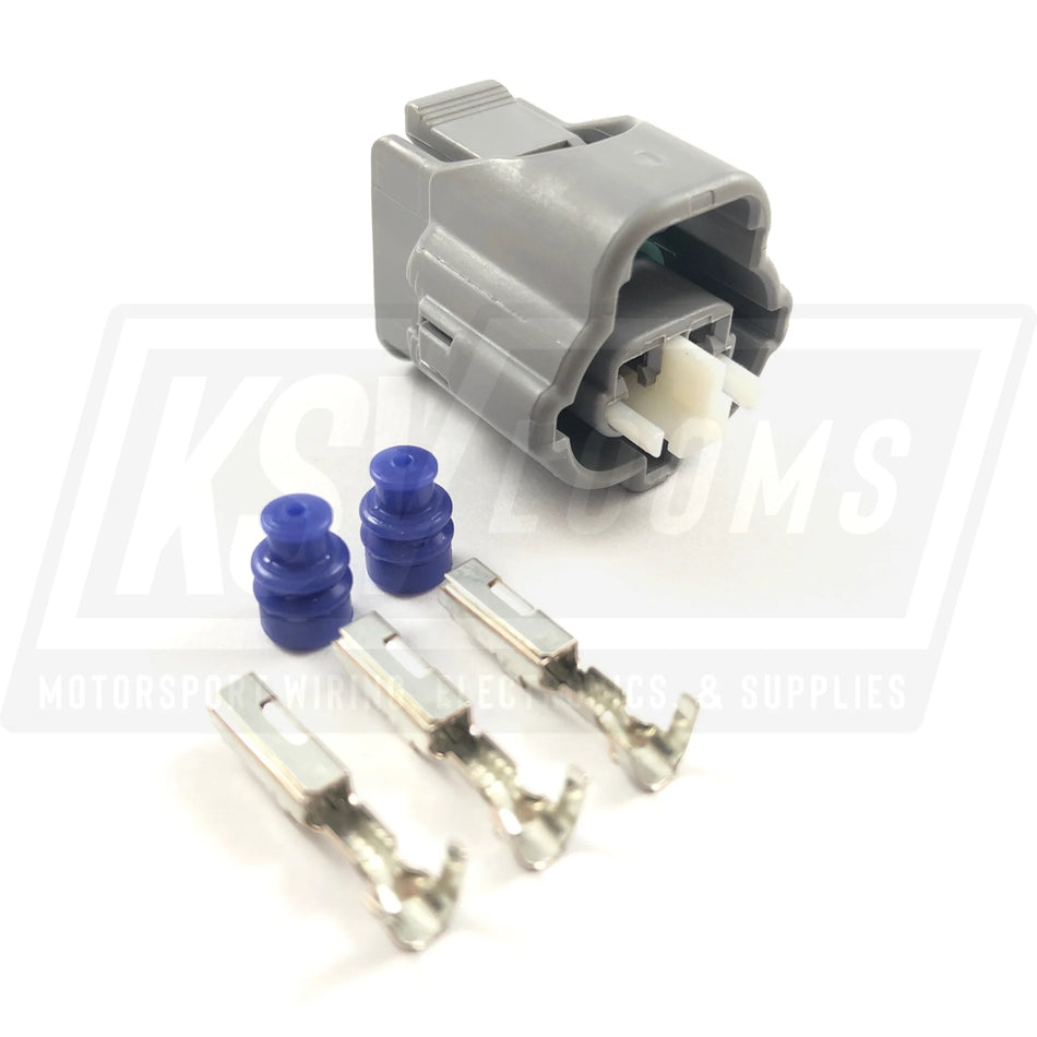 2-Way Connector Kit For Toyota Lexus 90980-11025 Intake Air Temperature Iat Sensor (22-20 Awg)