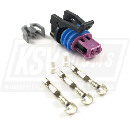 2-Way Connector Kit Same As Fueltech 5005100019 (22-20 Awg)