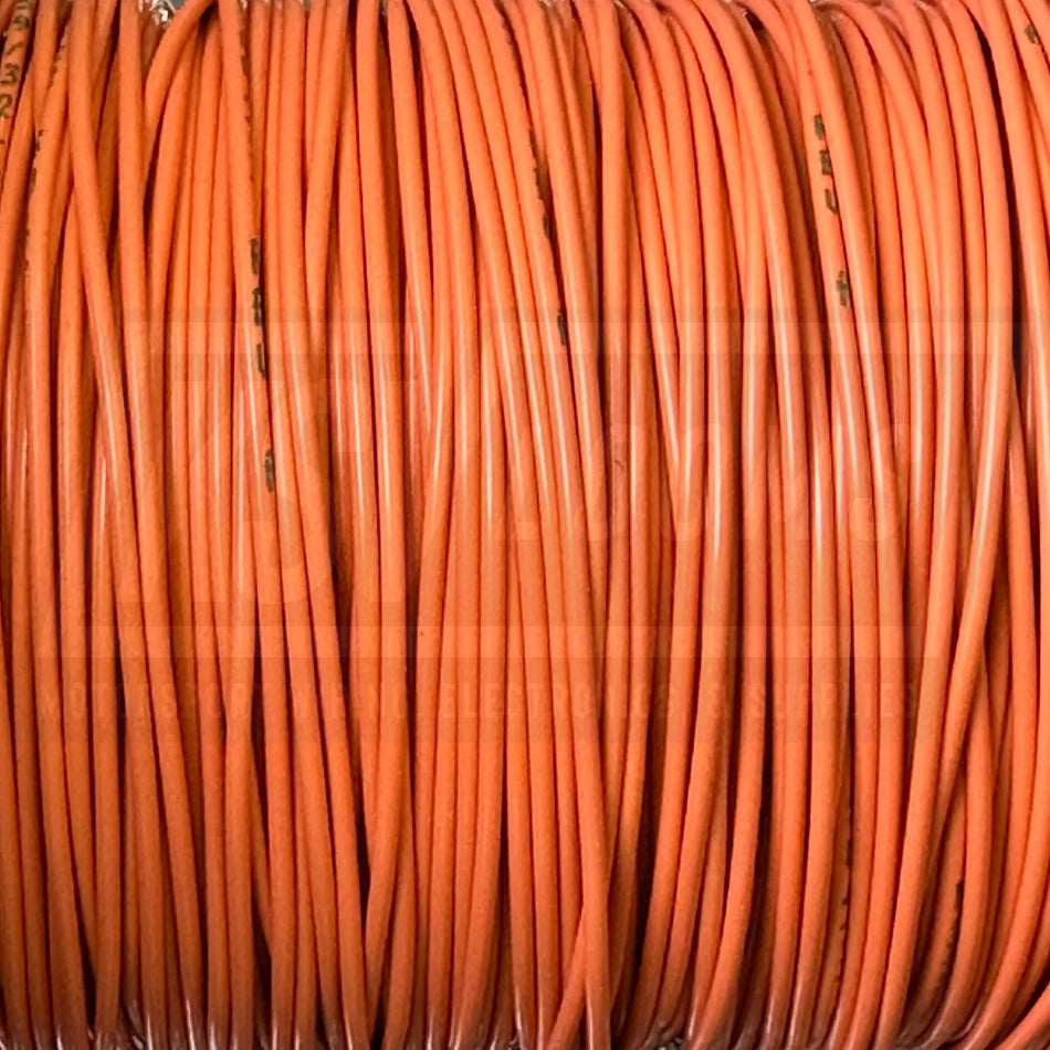 22 Awg Orange Tefzel Wire M22759/32-22-3 (Cut Length)