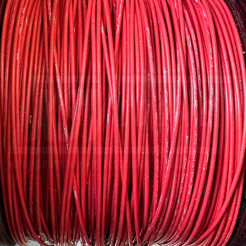 22 Awg Red Tefzel Wire M22759/32-22-2 (Cut Length)