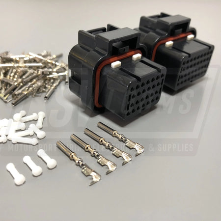 26-Way And 34-Way Connector Kit For Haltech Ecu Platinum Sport 1000 2000 (24-20 Awg)