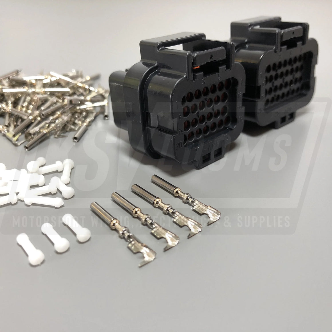 26-Way And 34-Way Connector Kit For Haltech Ecu Platinum Sport 1000 2000 (24-20 Awg)