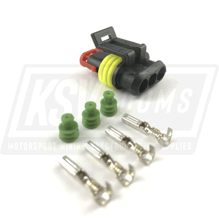 3-Way Connector Kit Fits Fueltech Ps-10B Pressure Sensor (22-20 Awg)