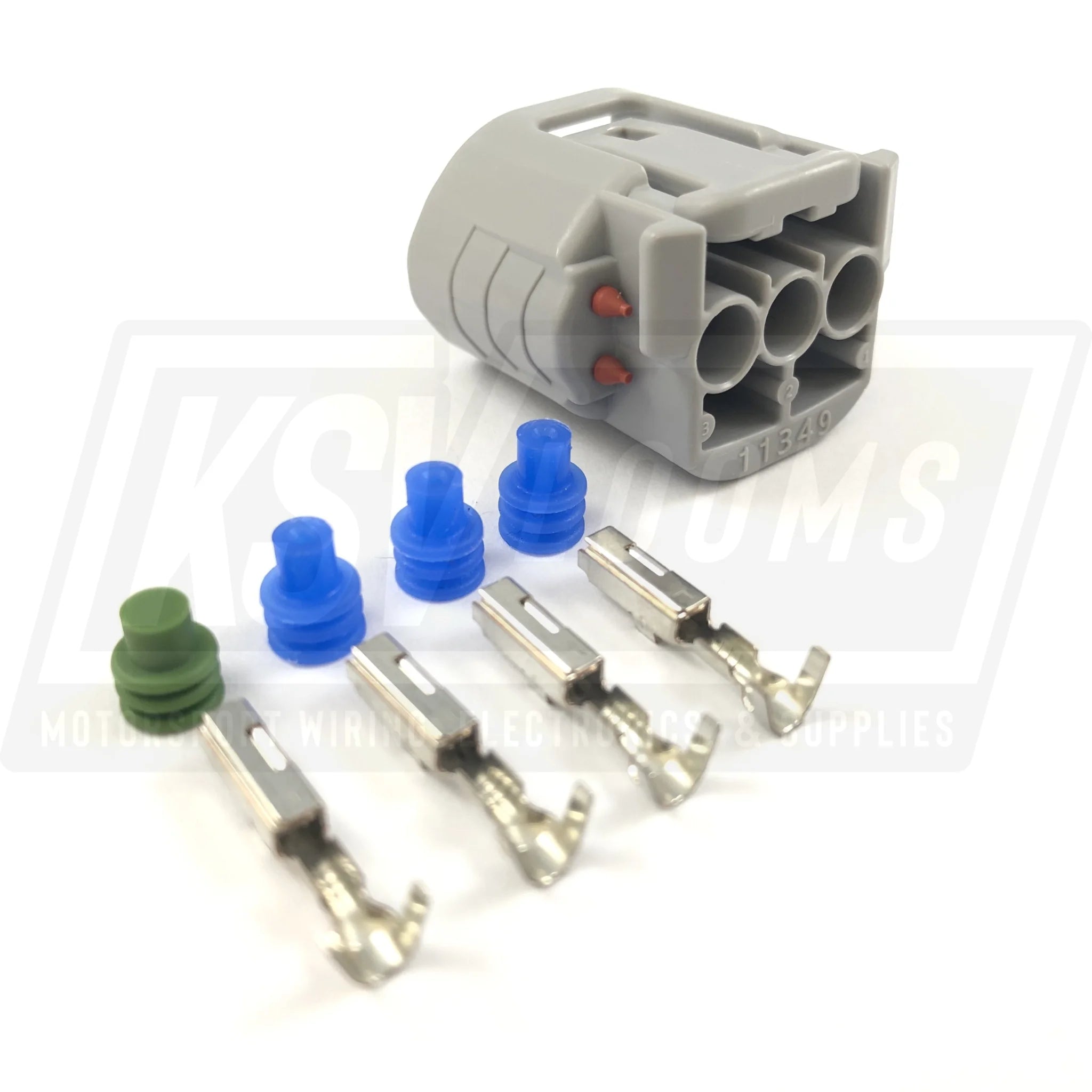 3-Way Connector Kit For Toyota Supra 2Jz-Ge 3-Pin Oval Alternator (22-20 Awg)