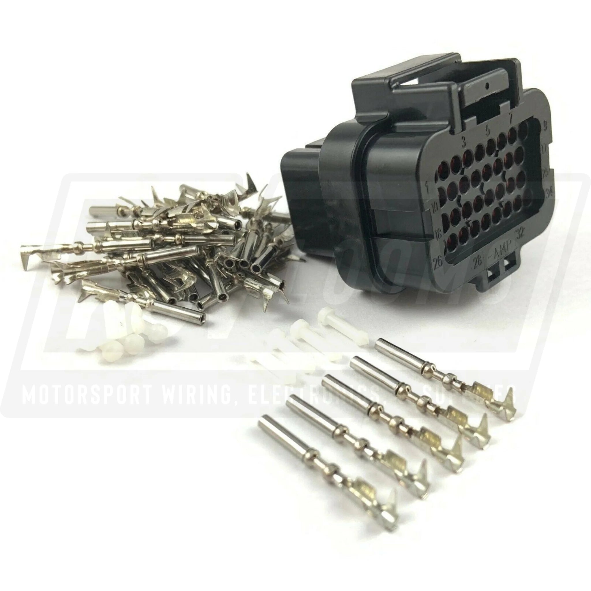 34-Way Connector Kit For Haltech Elite 550 750 1000 1500 2000 2500 Ecu (24-20 Awg)