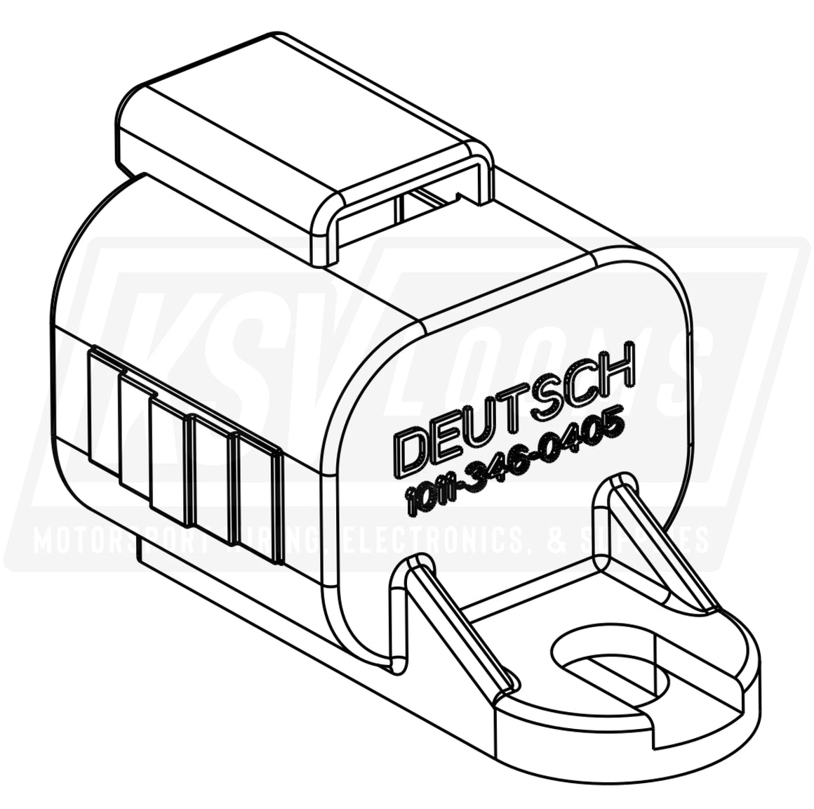 4-Way Dust Cap For Deutsch Dt Plug Dt06-4S Housings