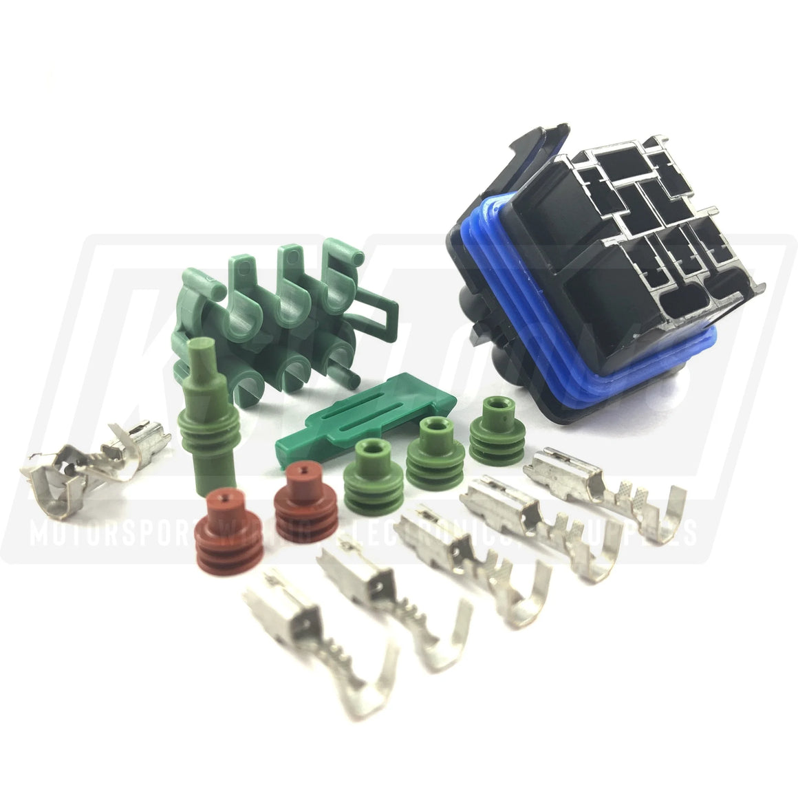 5-Way Connector Kit For Aptiv (Delphi) Hella 35A H41410081 Sealed Relay