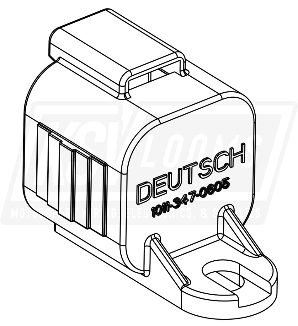 6-Way Dust Cap For Deutsch Dt Plug Dt06-6S Housings