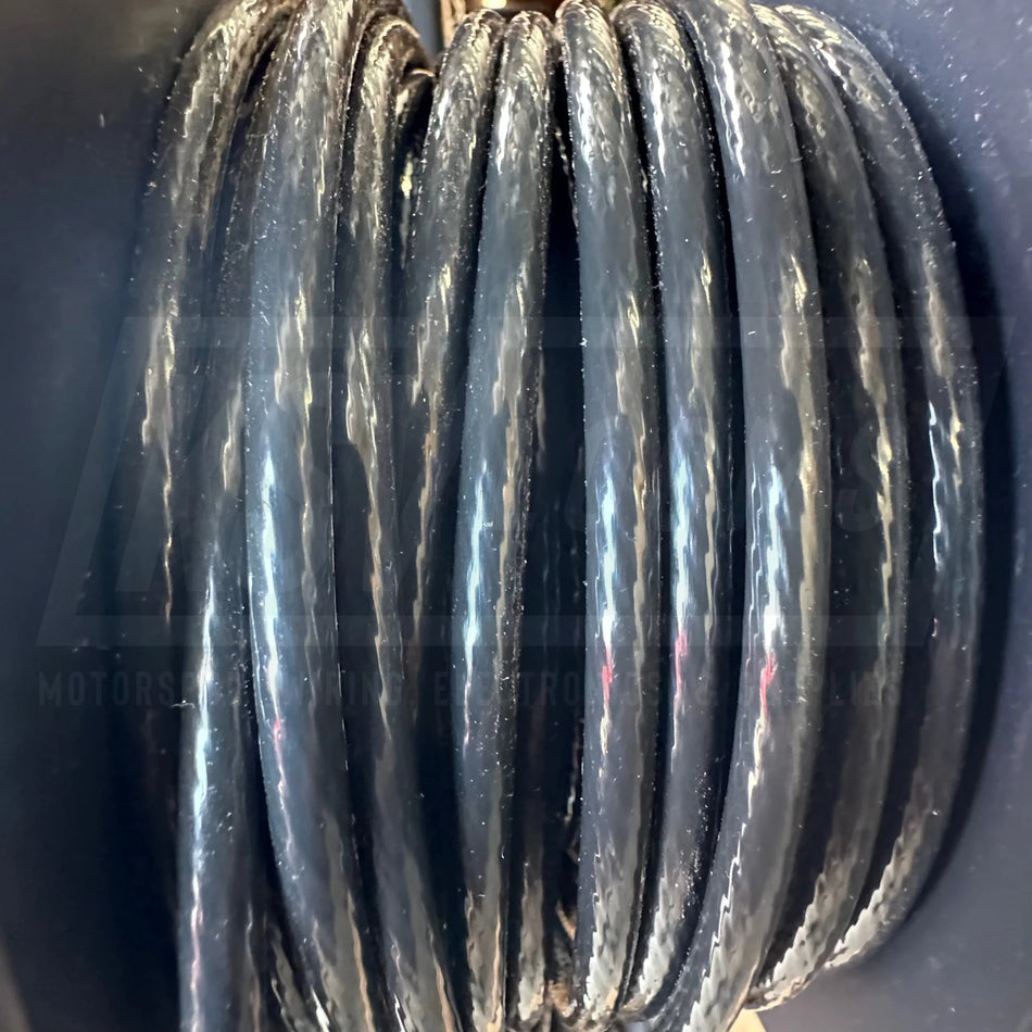 8 Awg Black Tefzel Wire M22759/16-8-0 (Cut Length)