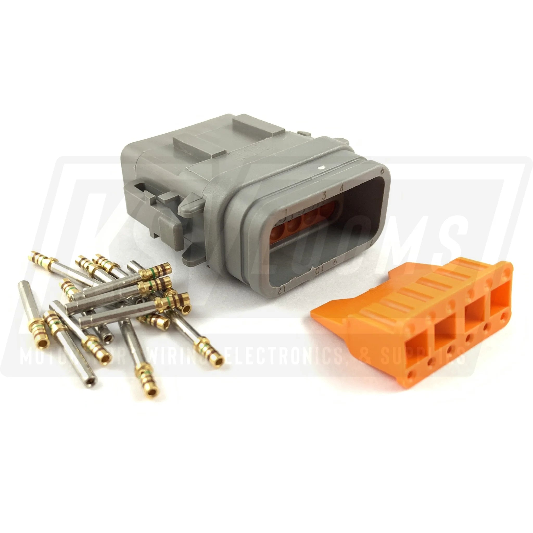 Deutsch Dtm 12-Way Socket Plug Connector Kit (24-20 Awg)