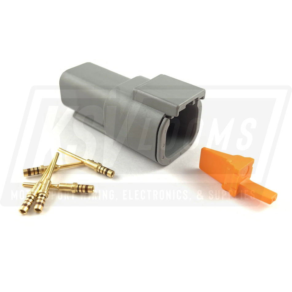 Deutsch Dtm 4-Way Pin Receptacle Connector Kit (24-20 Awg)