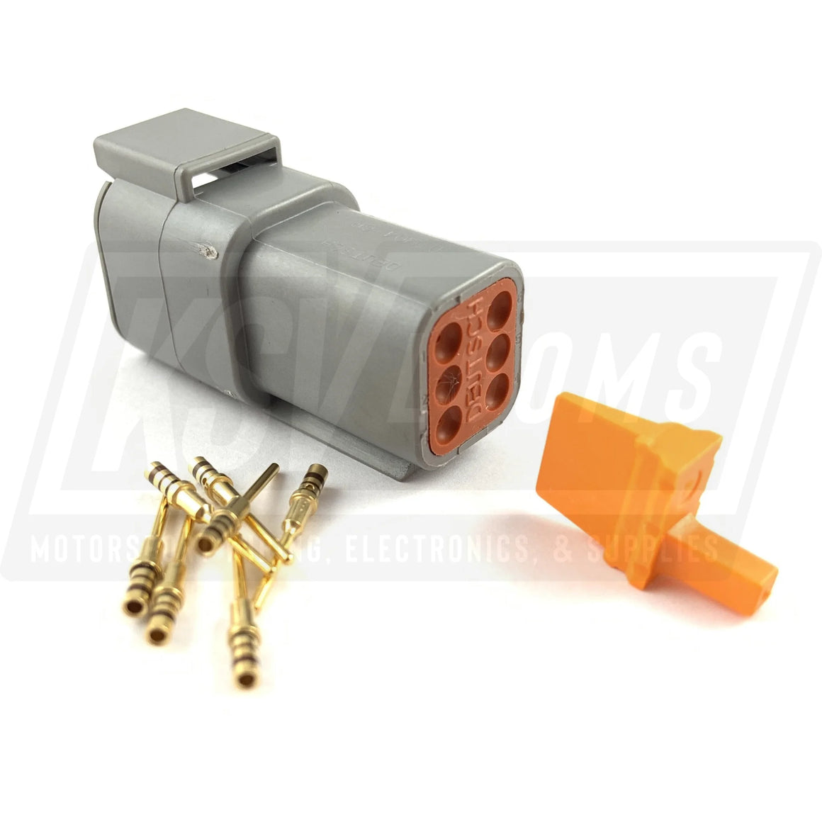 Deutsch Dtm 6-Way Pin Receptacle Connector Kit (24-20 Awg)