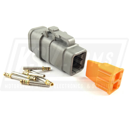 Deutsch Dtm 6-Way Socket Plug Connector Kit (24-20 Awg)