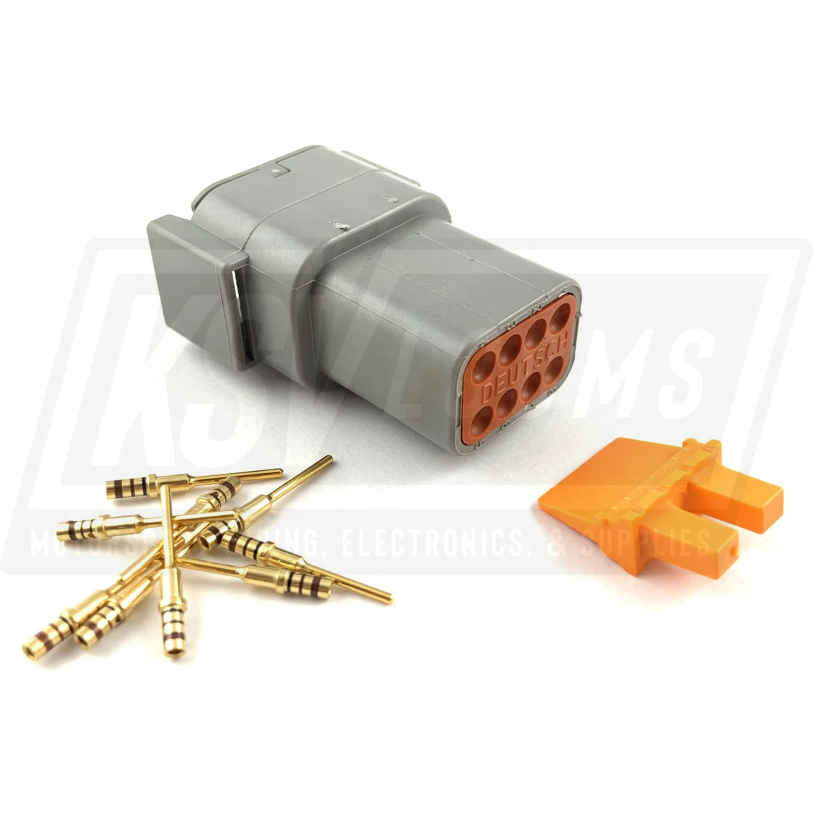 Deutsch Dtm 8-Way Pin Receptacle Connector Kit (24-20 Awg)