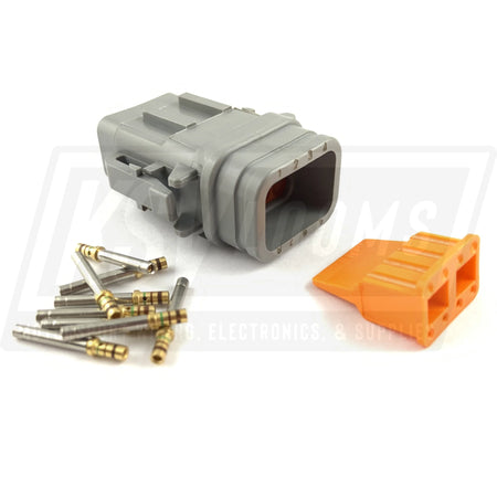 Deutsch Dtm 8-Way Socket Plug Connector Kit (24-20 Awg)