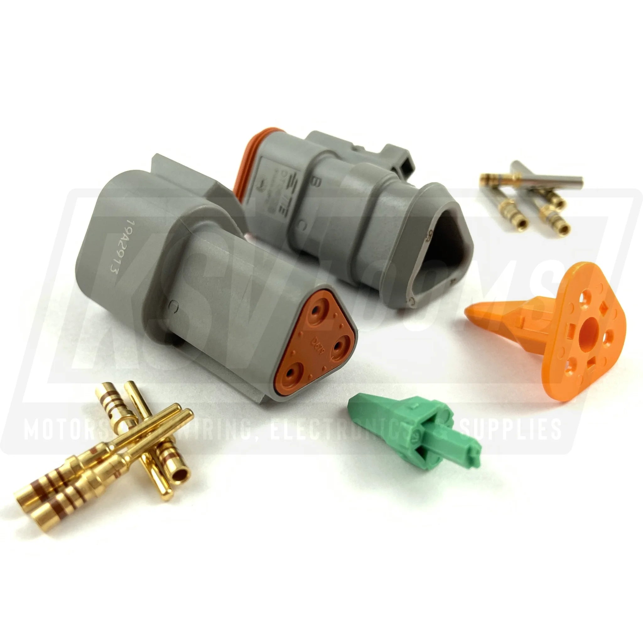 Mated Deutsch Dt 3-Way Connector Kit (20-16 Awg)