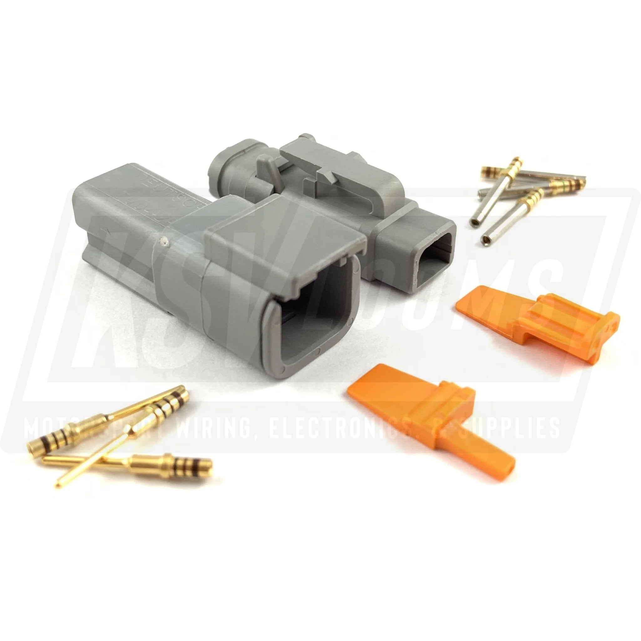 Mated Deutsch Dtm 2-Way Connector Kit (24-20 Awg)