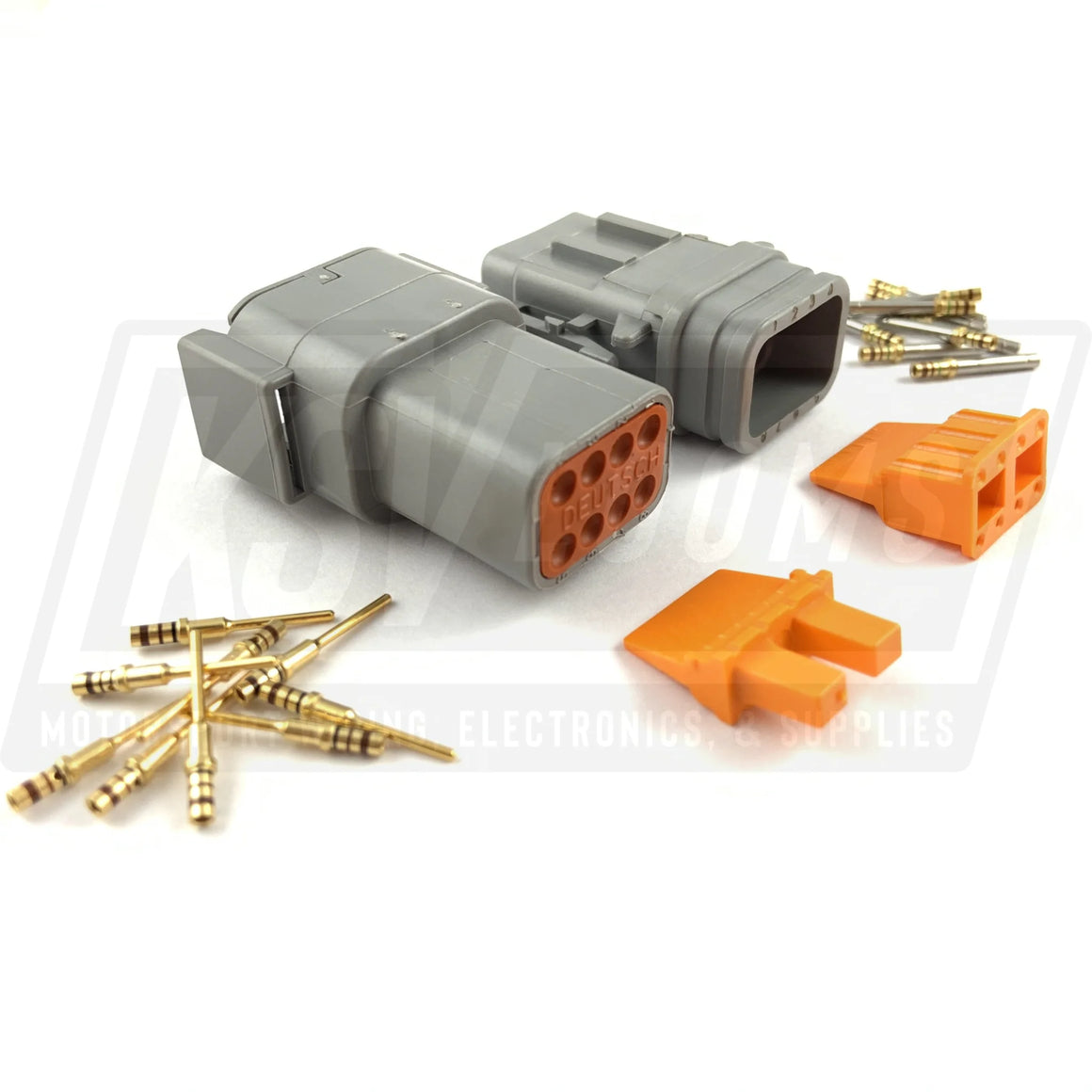 Mated Deutsch Dtm 8-Way Connector Plug Kit (24-20 Awg)