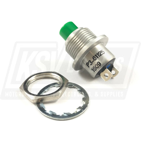 Otto Green Momentary Push Button Switch (4Lb Pressure) P3-61125