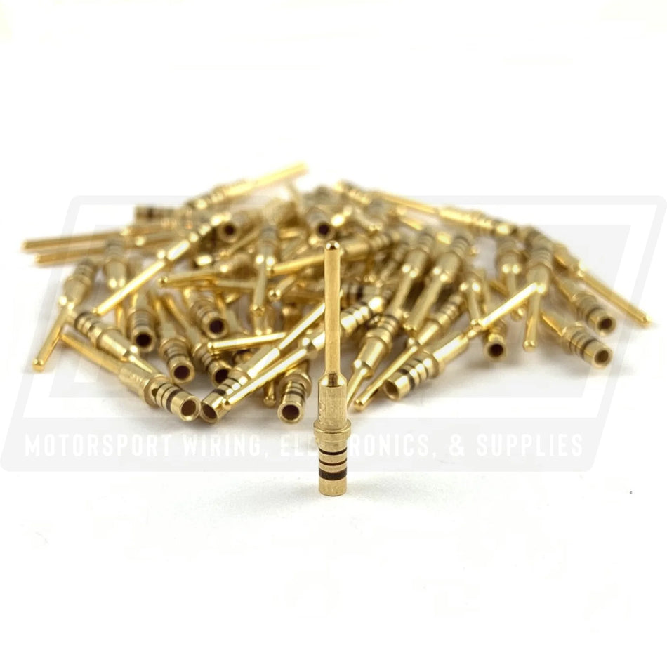Pin Terminal For Deutsch Dtm Receptacle Housings Gold Solid Contact (24-20 Awg)