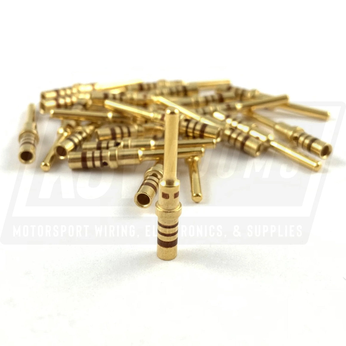 Pin Terminal Size 16 M39029/4-111 Mil-Spec Gold Solid Contact (20-16 Awg)