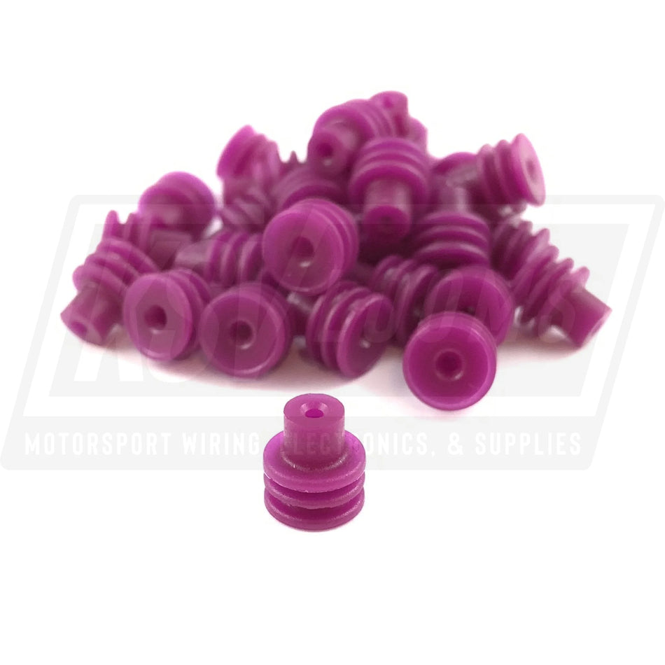 Wire Seal Aptiv (Delphi) 15324985 Weather-Pack Metri-Pack 280 Series Purple (1.60-2.15Mm)