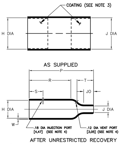 202A111-25-0 Raychem/TE Connectivity Shrink Boot – KSV Looms