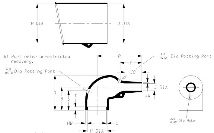 222K142-25-0 Raychem/TE Connectivity Shrink Boot